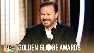 Ricky Gervais Monologue  2020 Golden Globes [upl. by Trip]