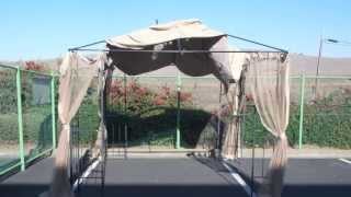 How to install a Home Depot Arrow Gazebo Replacement Canopy [upl. by Iclek340]