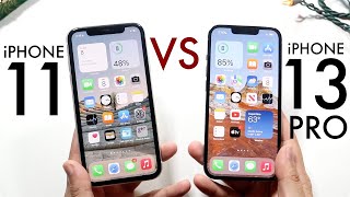 iPhone 13 Pro Vs iPhone 11 Comparison Review [upl. by Llerrahs]