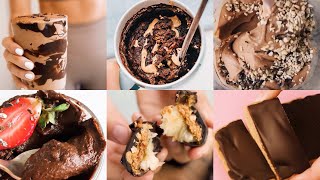 8 Easy Vegan Desserts Chocolate Recipes [upl. by Aisel]