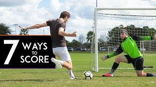 7 Ways to Score MORE GOALS in SOCCERFOOTBALL [upl. by Aisatan]