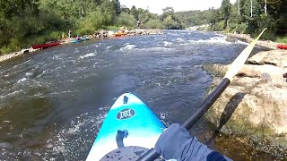 Kayaking the Wye  Symonds Yat Rapids [upl. by Cooper]