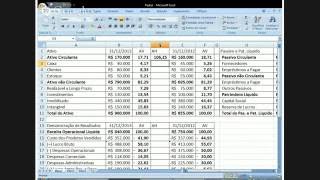 Análise Vertical e Horizontal de Balanços [upl. by Hock576]