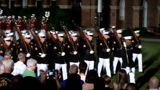 US Marines On Parade Pass in Review  13 [upl. by Atinaj]