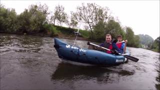 2 Cheap Inflatable Canoes and the River Wye [upl. by Aiuoqes]