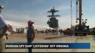 Russian spy ship loitering off Virginia coast [upl. by Alenoel]