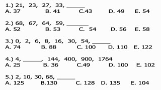 5item NUMBER SERIES  set1 [upl. by Angelico]