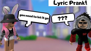 “No”  Lyric Prank Roblox [upl. by Ludie20]