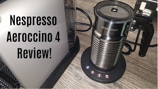 Nespresso Aeroccino 4 Milk Frother Review  Worth upgrading from the Aeroccino 3 [upl. by Kore]