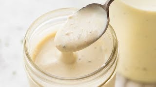 5 HEALTHIER Creamy Yogurt Dressings [upl. by Eerot]