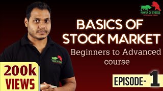 Stock Market Free Course For Beginners To Advanced Episode1 [upl. by Dnalevets]