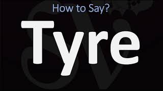 How to Pronounce Tyre BIBLE Lebanon [upl. by Lacram]