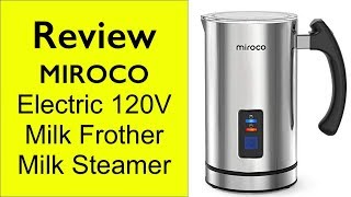 Review Miroco Milk Frother  How to make froth milk at home [upl. by Colner]