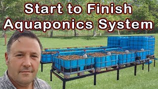 AQUAPONICS  Step by Step Instructions  From Start to Finish [upl. by Berkin]