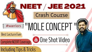 crash course  neet । jeemain । 2021 । Mole Concept । tricks [upl. by Ahtrim]