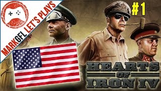 Hearts of Iron IV  USA Historical Playthrough  part 1 [upl. by Frederich]