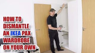 How to Dismantle an IKEA Pax Wardrobe by yourself [upl. by Niwroc]