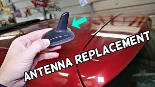 CAR ROOF ANTENNA ASSEMBLY REPLACEMENT REMOVAL [upl. by Heurlin]