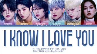 TXT  0X1LOVESONG I Know I Love You feat Seori 1 Hour With Lyrics [upl. by Annavaig573]