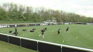 How to improve endurance and core strength  Soccer training drill  Nike Academy [upl. by Valerie]