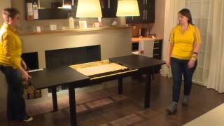 BJURSTA Table  IKEA Home Tour [upl. by Nitsua]