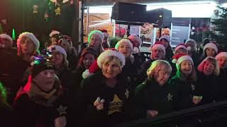 WHAT CHRISTMAS MEANS TO ME Rock Choir at Birkdale Lights Switch On 1st December 2024 [upl. by Jelle]