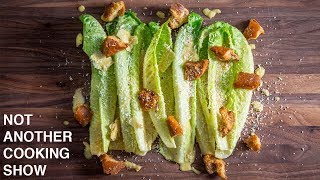 THE ORIGINAL CAESAR SALAD RECIPE [upl. by Ialokin]