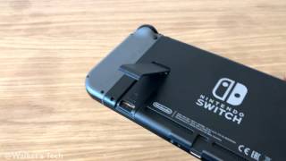 Nintendo Switch  How to insert SD Card [upl. by Luemas]