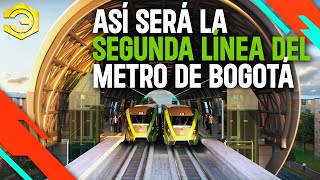 Así Sera la Línea Dos del Metro de Bogotá [upl. by Ahsakat]