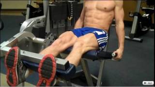 How To Leg Extension Cybex [upl. by Vacla683]