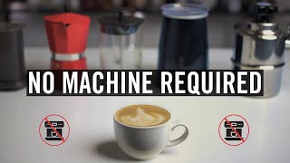 Making CappuccinoLatteFlat White at Home without an Espresso Machine [upl. by Reteip]