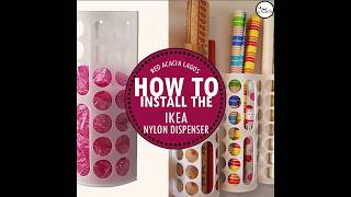 How to Install your IKEA Nylon Dispenser VARIERA [upl. by Ynos]