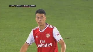 18 Year Old Gabriel Martinelli Debut Games For Arsenal  PreSeason Highlights [upl. by Yauqram750]