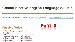 Communicative English Language Skills 2 Chapter 1 Part 3 [upl. by Kayla]