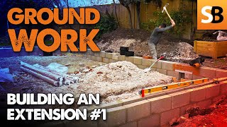 Ground Work  How To Build An Extension 1 [upl. by Hplodur206]