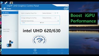 How to Optimization intel UHD 620 for Gaming  Boost Performance For Games [upl. by Notlek]