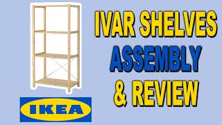 IKEA IVAR Shelf Assembly and Review  Clueless Dad [upl. by Carley]