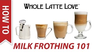 Milk Frothing for Beginners [upl. by Gass494]