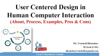 HCI 17 User Centered Design UCD Process with Examples [upl. by Eruot]