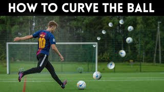 How to Curve the Ball  Shoot like MESSI [upl. by Gasperoni340]