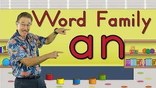 Word Family an  Phonics Song for Kids  Jack Hartmann [upl. by Enaitsirk877]