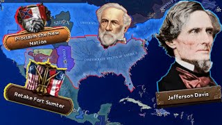 HOI4 End of a New Beginning  Victorian American Civil War Confederate South [upl. by Calen]