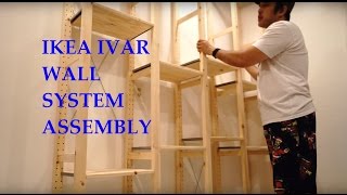 IKEA IVAR System Shelves Full Assembly and Review [upl. by Amos96]