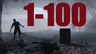 Nacht Der Untoten Rounds 1100 Full Gameplay  Call of Duty World at War Zombies [upl. by Pinette78]