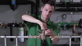 Caleffi Backflow Installation and Function Test [upl. by Lertnom]