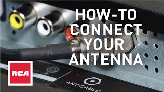 How To Connect Your Antenna to Your TV [upl. by Garlinda]