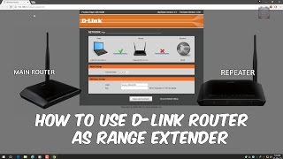 How To Setup Dlink Router As Repeater For Range Extending [upl. by Aidnic]