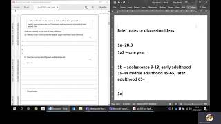 Unit 1 Human lifespan development  Exam paper walkthrough HampSC BTEC Level 3 JAN’20 📝📑 [upl. by Pliner]