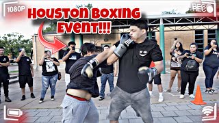 HOUSTON BOXING EVENT MUST WATCH [upl. by Hersch]