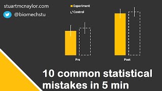 Ten Statistical Mistakes in 5 Min [upl. by Llerrom]